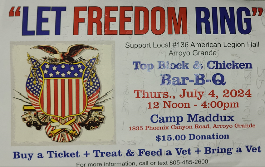 July 4th American Legion BBQ